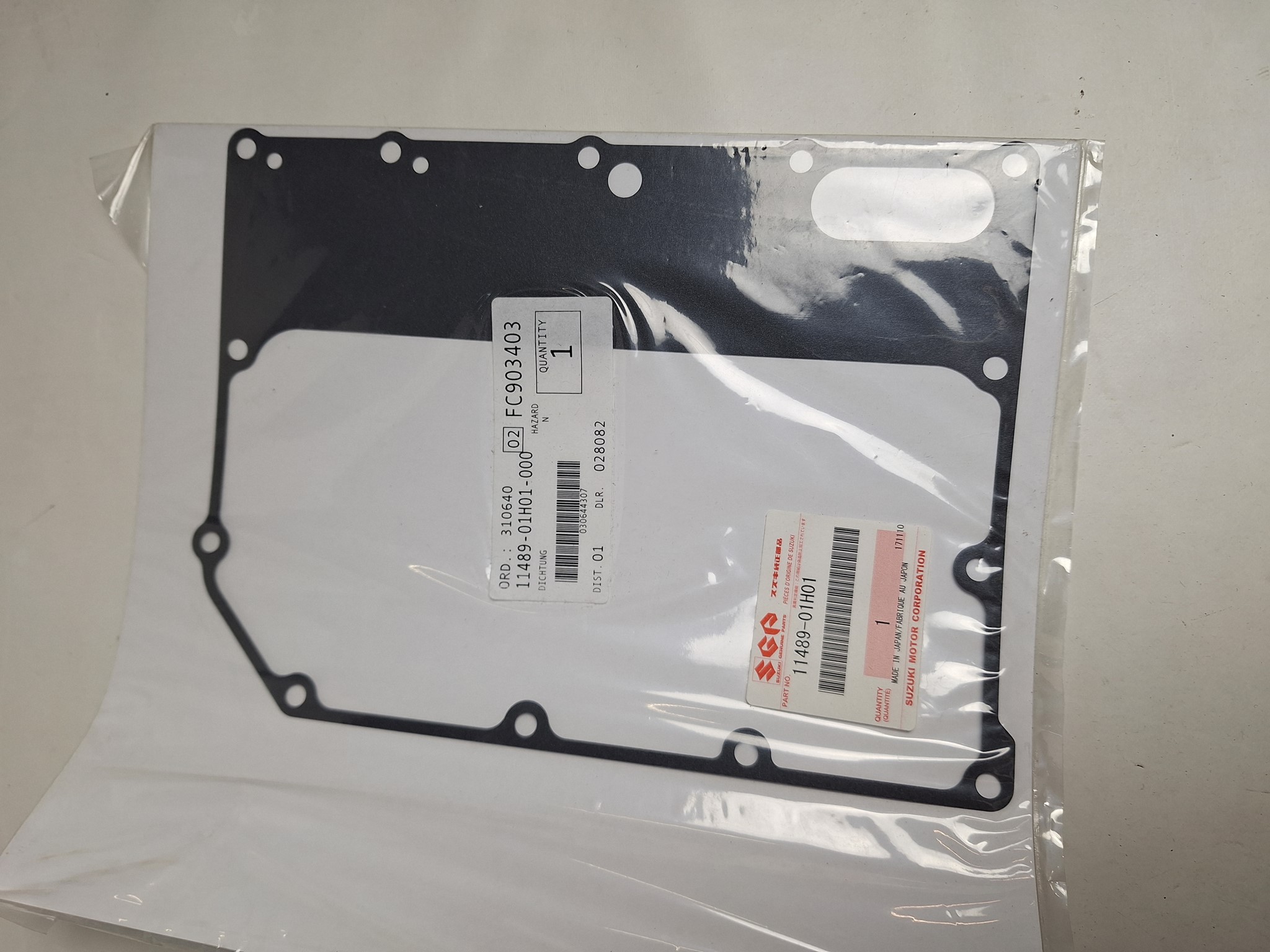 Bild von SUZUKI DICHTUNG 11489-01H01